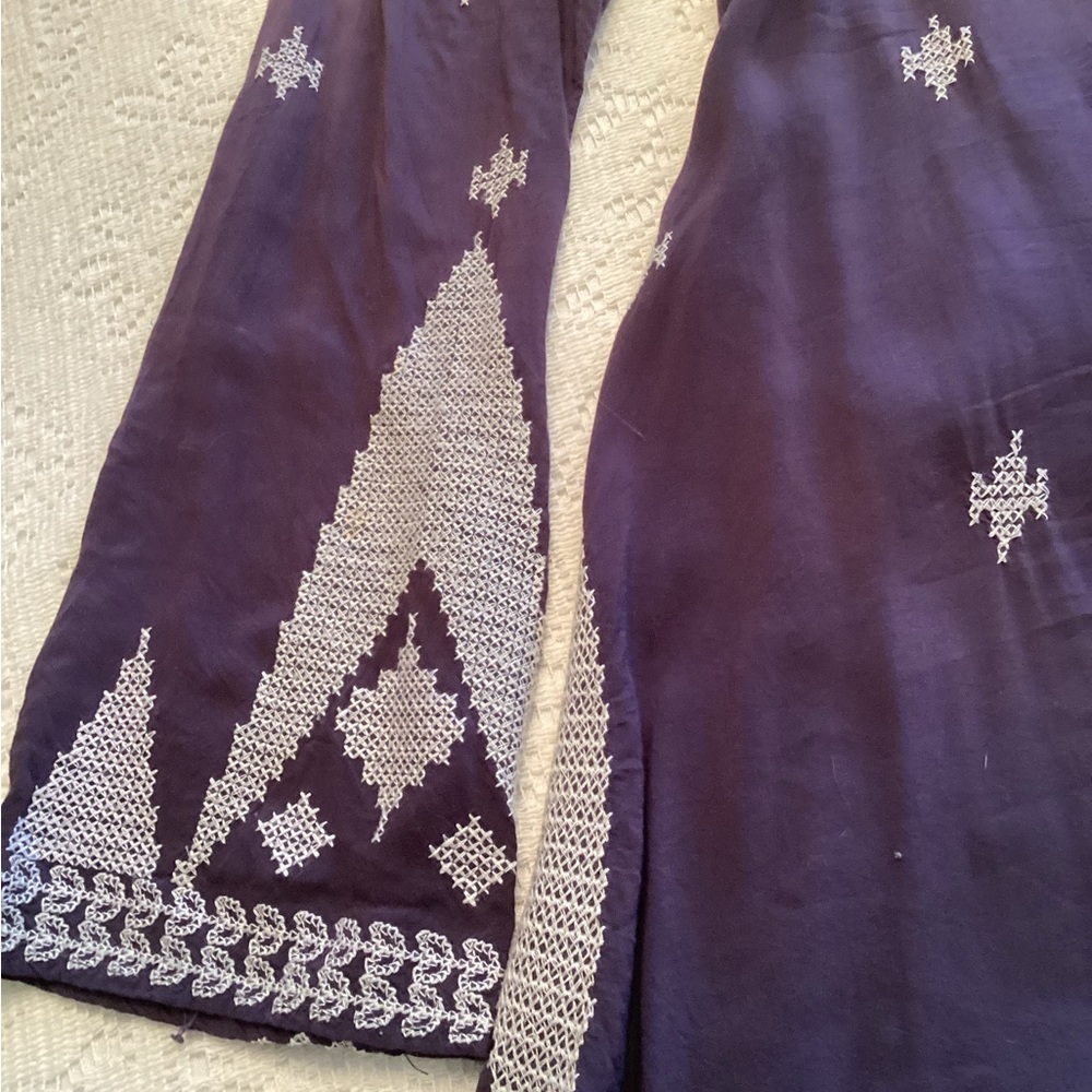 Boho Blue Tunic/Mini with Embroidery - Picture 8 of 11